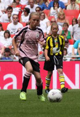 Children playing Schools' Football